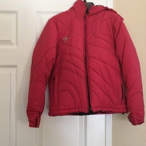 Pink Roxy ski jacket
